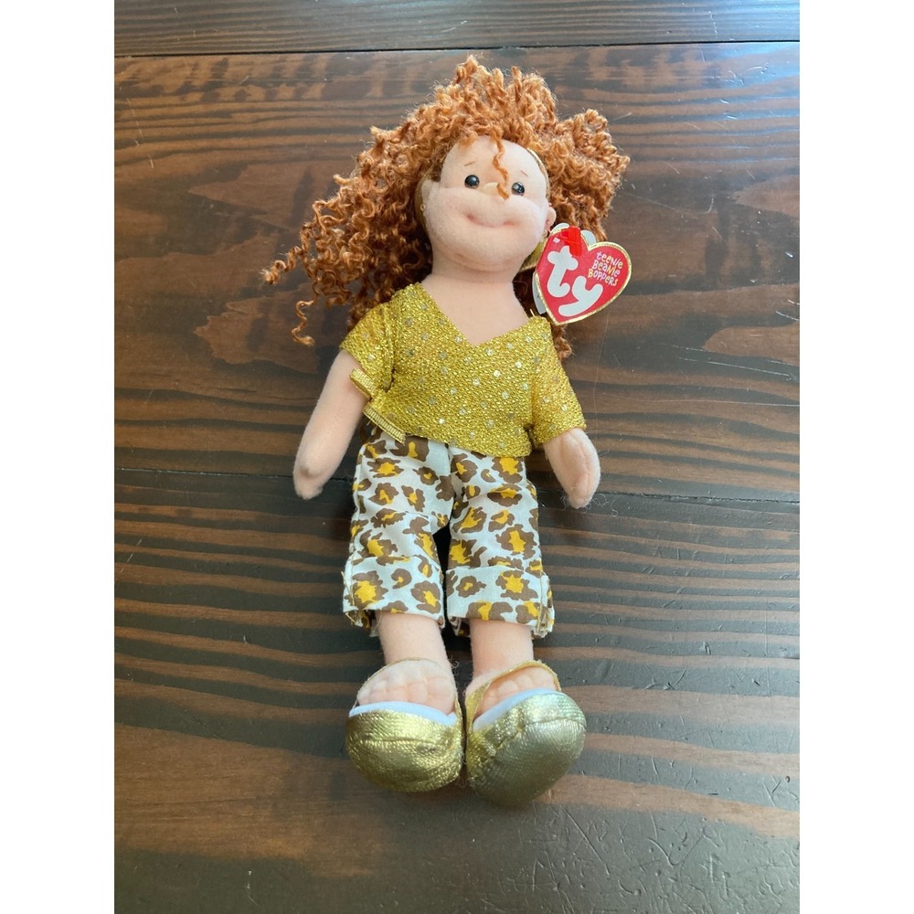 2002 Ty Teenie Beanie Boppers Trendy Tracy Plush Doll with Tag